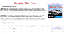 Desktop Screenshot of physiciansoapnotes.com