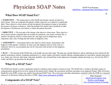 Tablet Screenshot of physiciansoapnotes.com